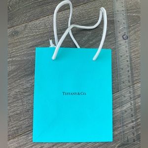 5x6 inch Tiffany & Co. blue gift bag
